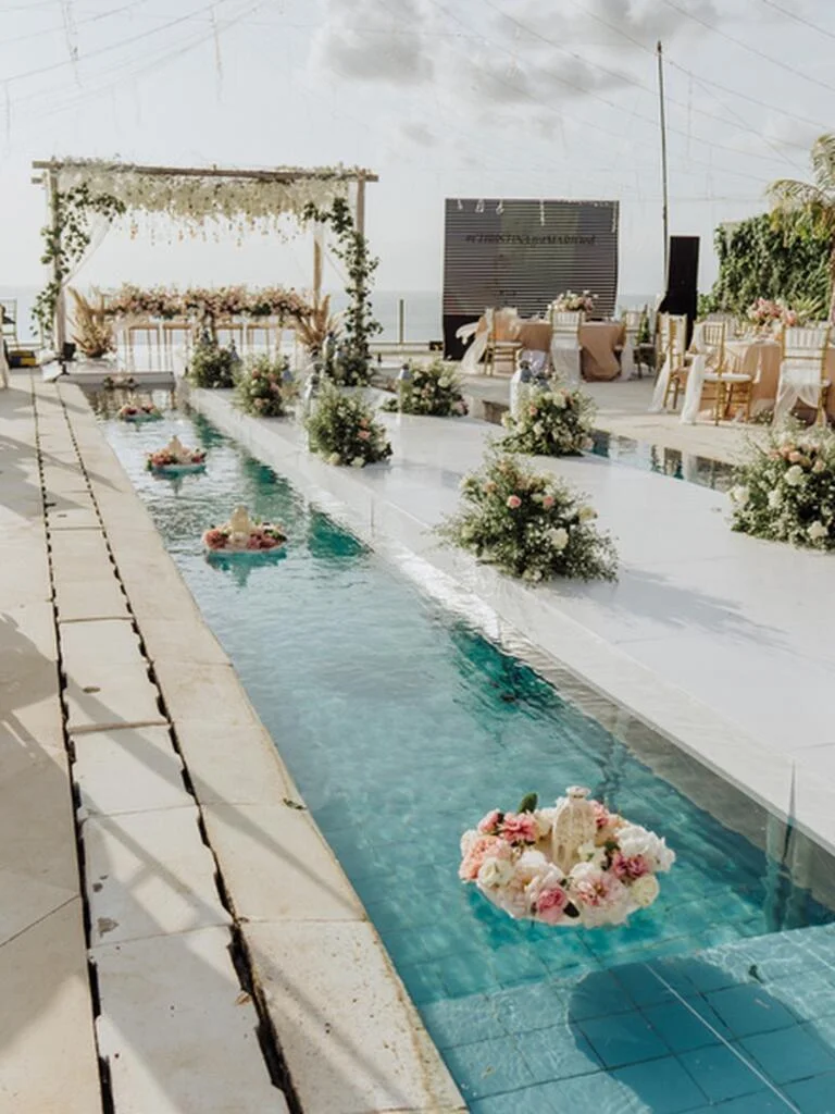 White Floating Stage