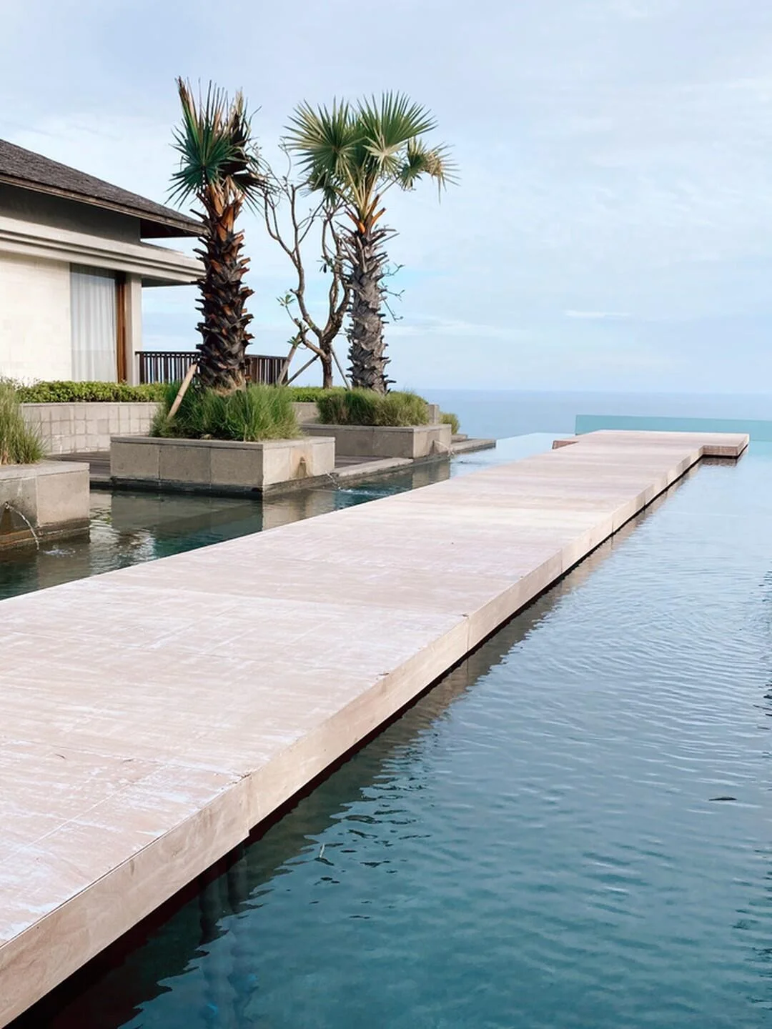 White Washed Floating Stage