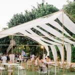 Gold Tent Structure