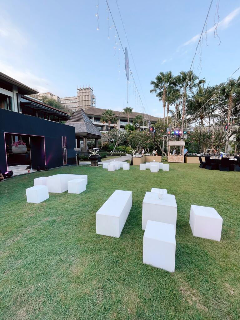 Led Coffee Table & Led Chair at Ritz Carlton