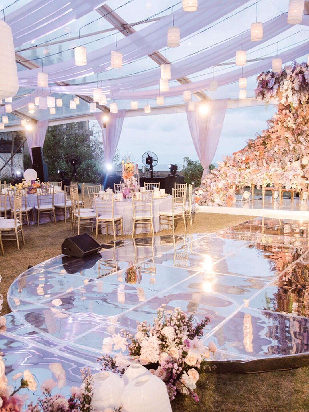 Mirror Round Dance Floor