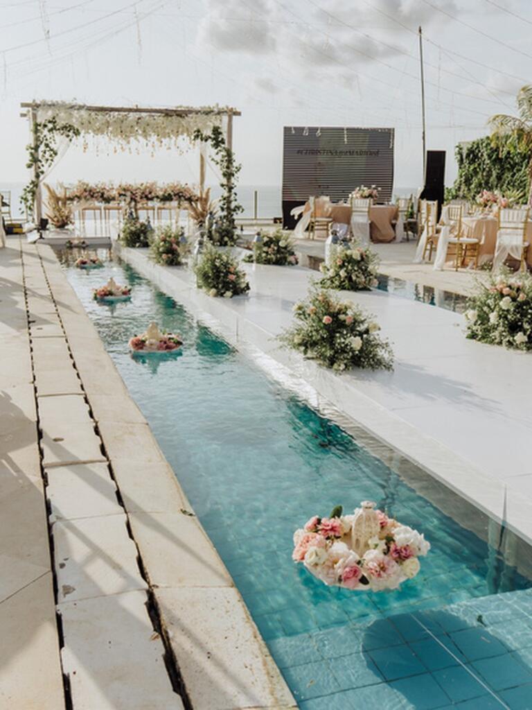 White Floating Stage