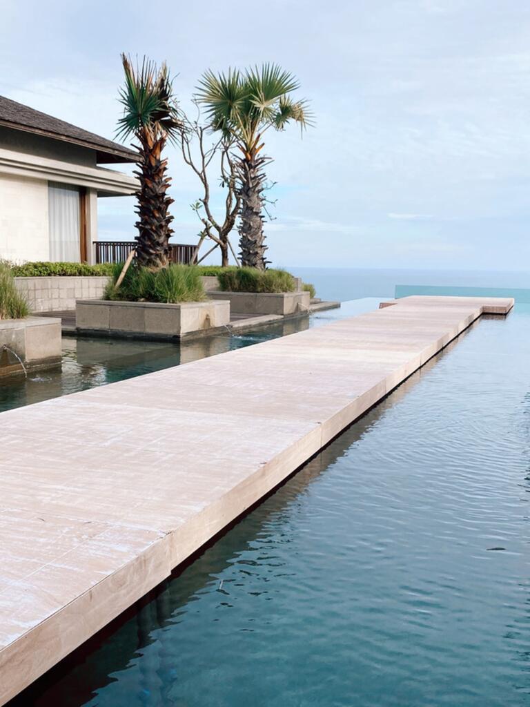 White Washed Floating Stage
